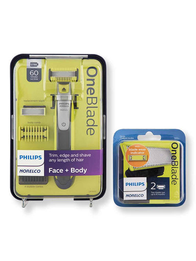 Philips Norelco Philips Norelco OneBlade Face + Body & 2 ct Replacement Blade Razors, Blades, & Trimmers 