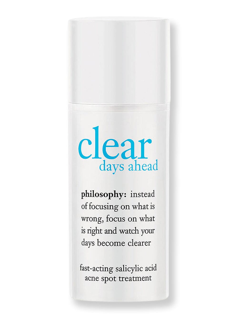Philosophy Philosophy Clear Days Ahead Fast-Acting Salicylic Acid Acne Spot Treatment Acne, Blemish, & Blackhead Treatments .5 oz / 15 ml 