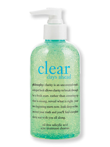 Philosophy Philosophy Clear Days Ahead Oil-Free Salicylic Acid Acne Treatment Cleanser Face Cleansers 8 oz / 240 ml 