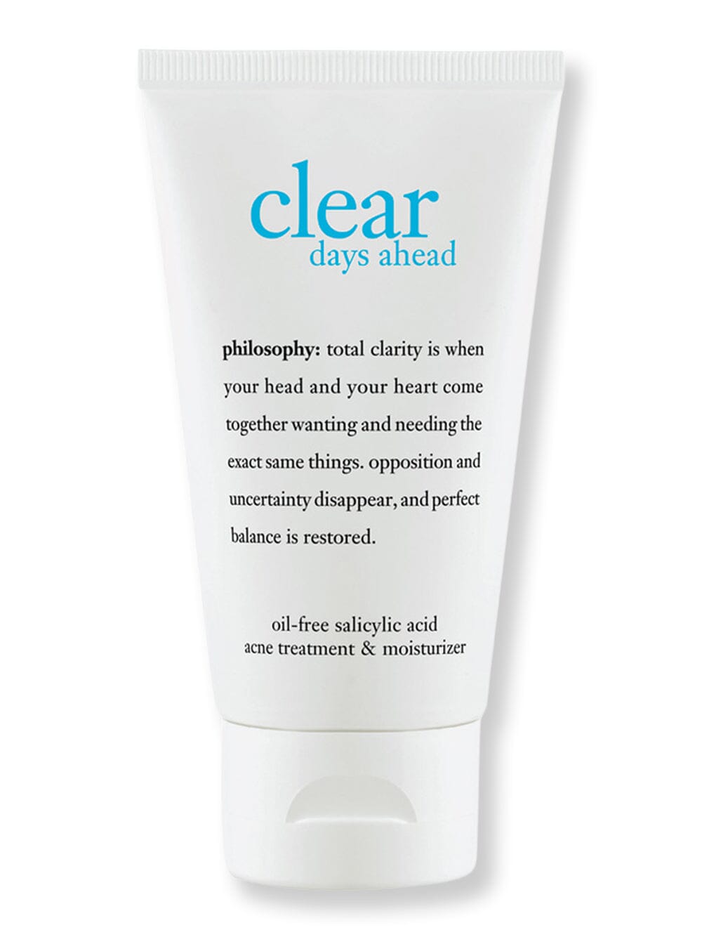 Philosophy Philosophy Clear Days Ahead Oil-Free Salicylic Acid Acne Treatment & Moisturizer Acne, Blemish, & Blackhead Treatments 2 oz / 60 ml 