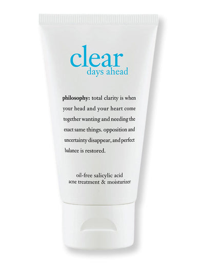 Philosophy Philosophy Clear Days Ahead Oil-Free Salicylic Acid Acne Treatment & Moisturizer Acne, Blemish, & Blackhead Treatments 2 oz / 60 ml 