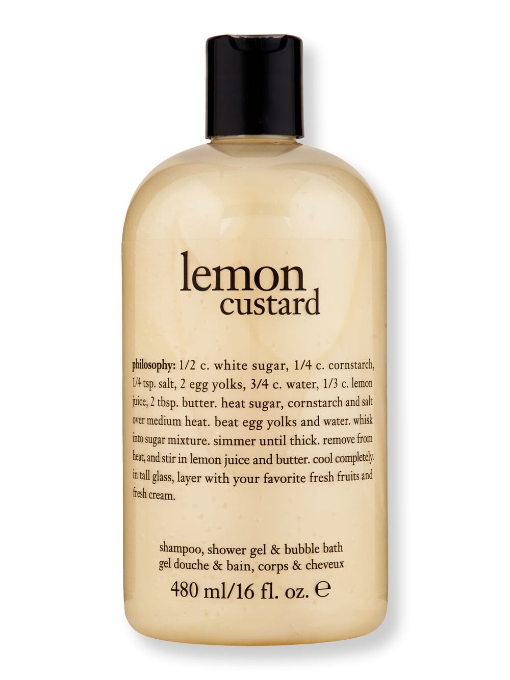 Philosophy Philosophy Lemon Custard Shampoo Shower Gel & Bubble Bath Shower Gels & Body Washes 16 oz / 480 ml 