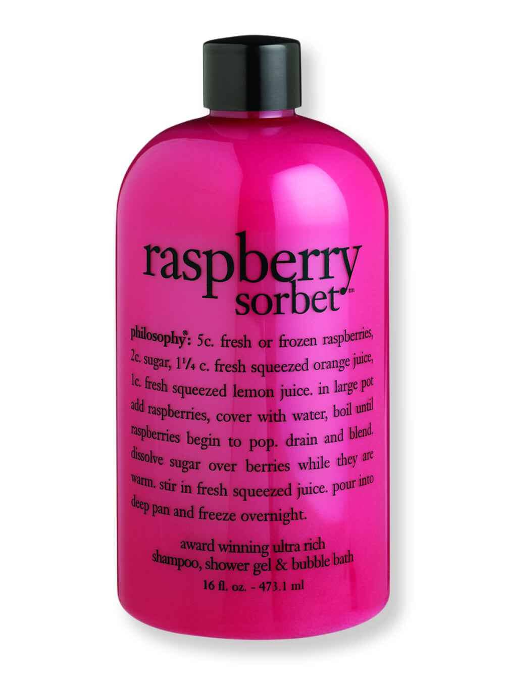 Philosophy Philosophy Raspberry Sorbet Shower Gel 16 oz 473 ml Shower Gels & Body Washes 