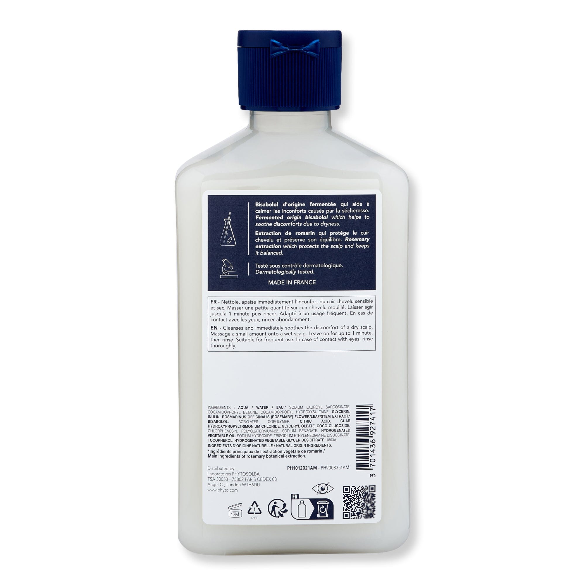 Phyto Phyto Anti-Itching Dermo Soothing Shampoo 8.5 fl oz Shampoos 