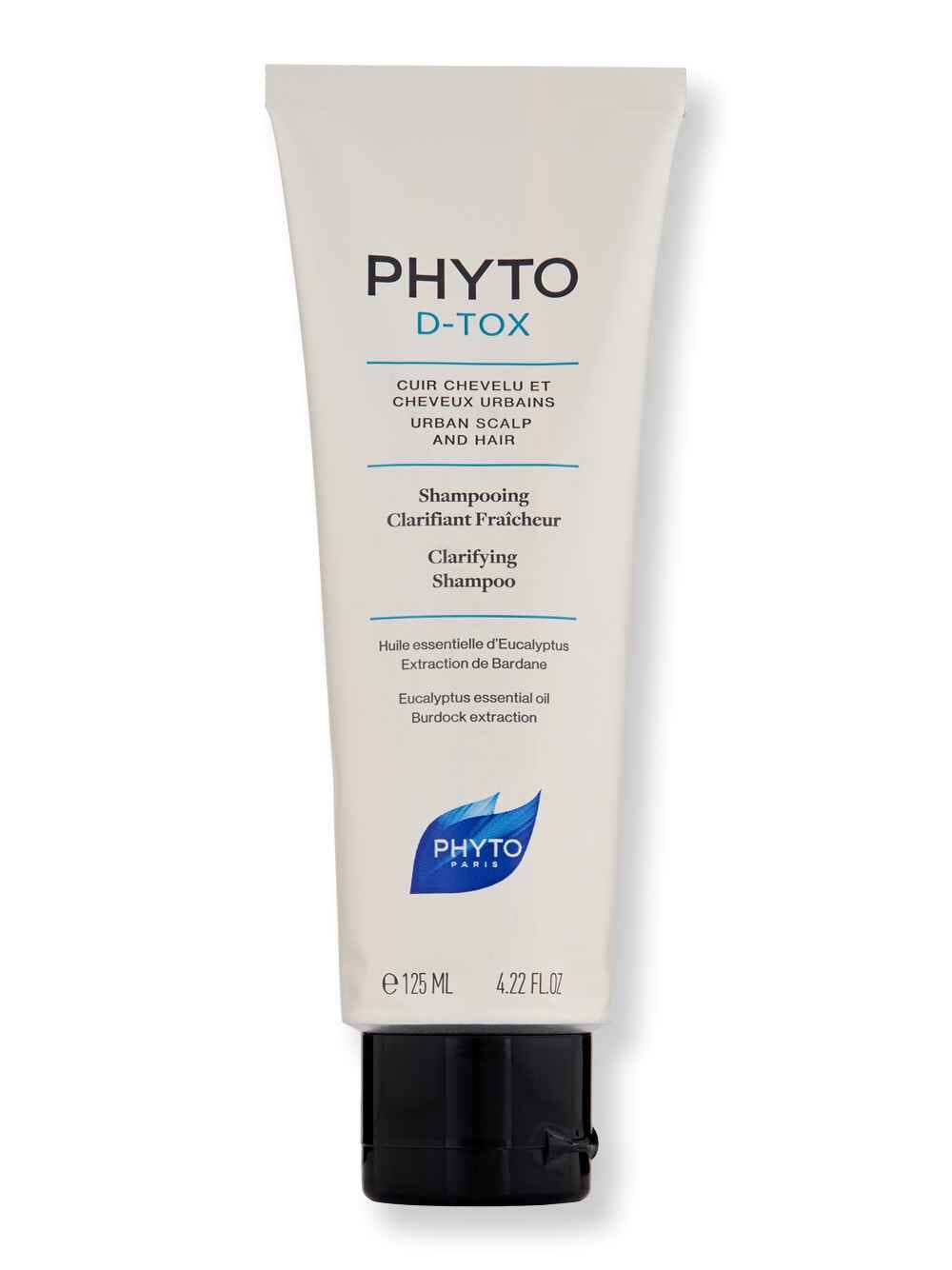 Phyto Phyto Phytodetox Clarifying Detox Shampoo 4.20 oz 125 ml Shampoos 