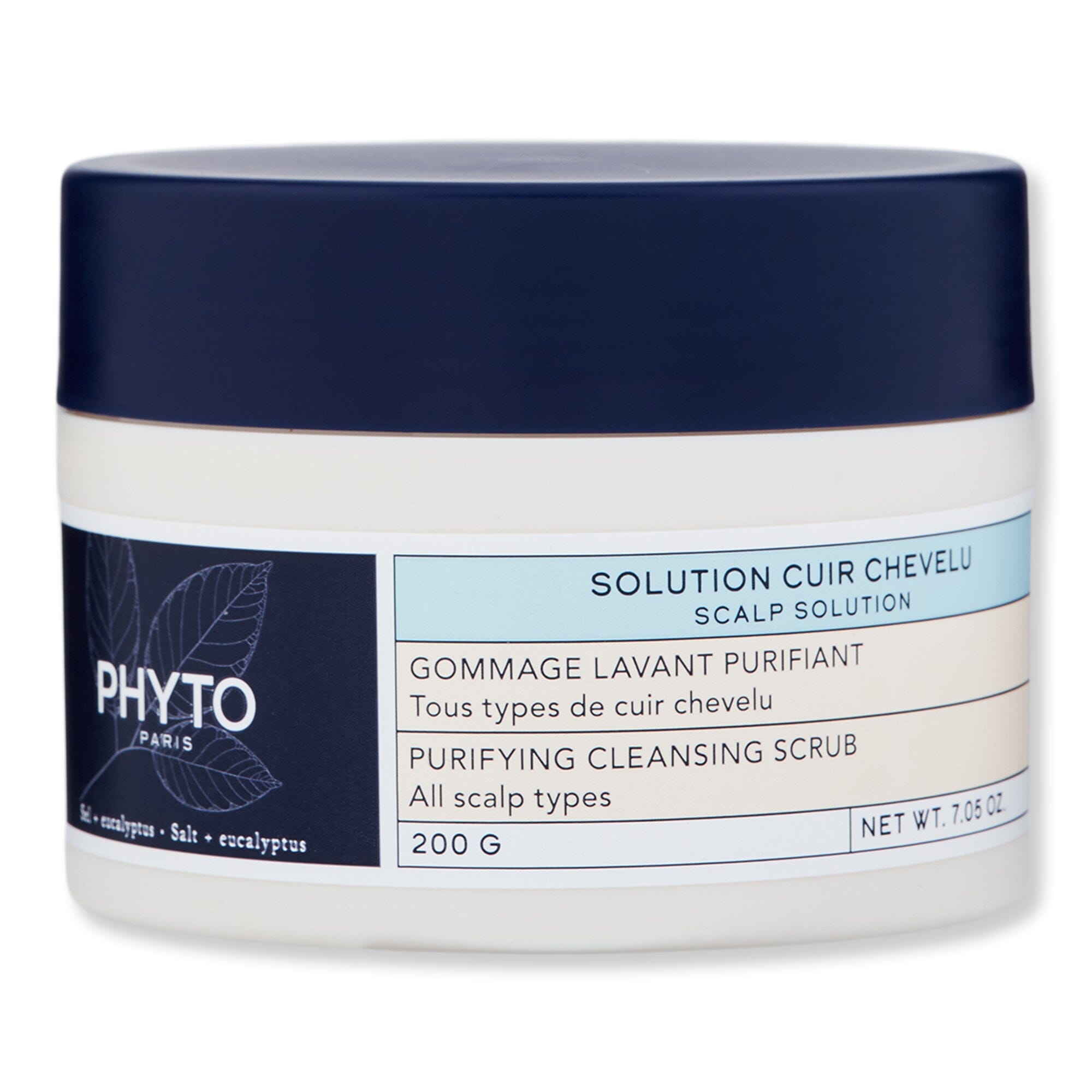 Phyto Phyto Scalp Solution Purifying Cleansing Scrub Hair & Scalp Repair 6.8 fl oz 