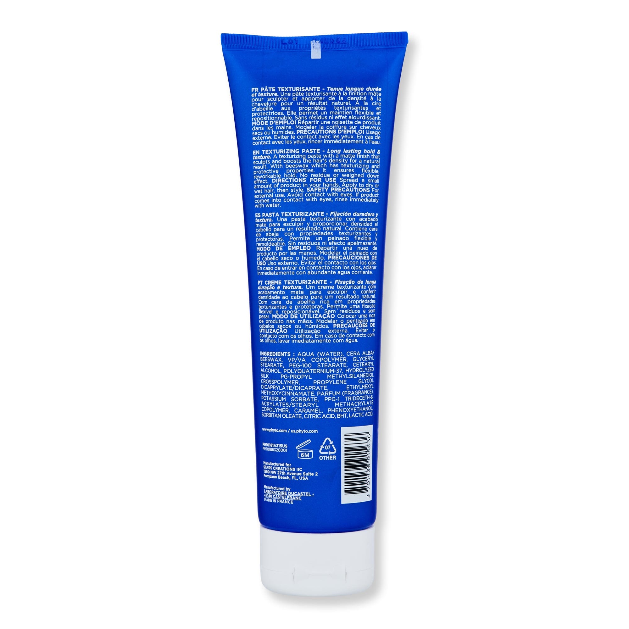 Phyto Phyto Texturizing Paste Styling Treatments 