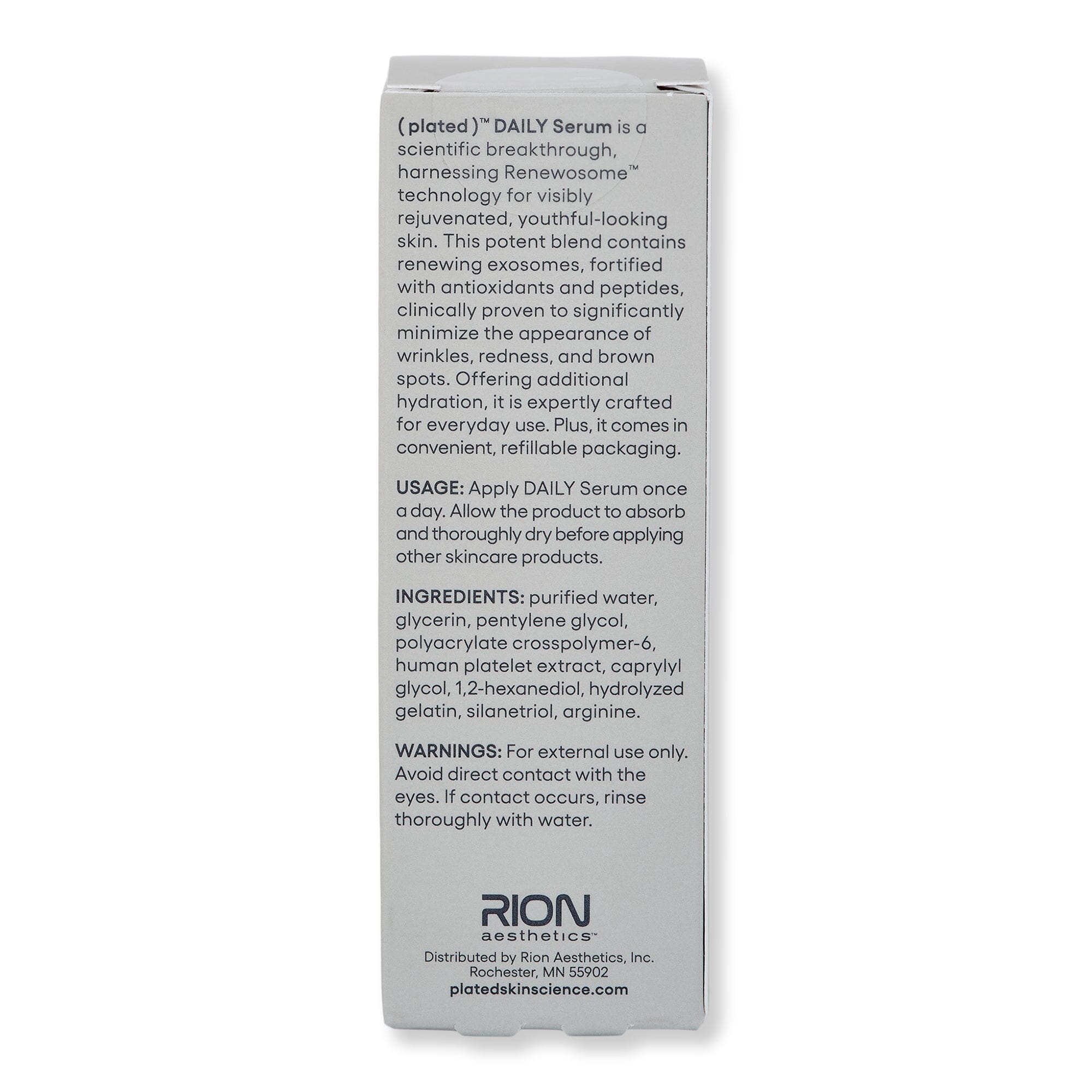 Plated Skin Science Plated Skin Science Daily Serum Serums 