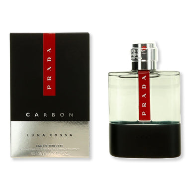 Prada Prada Luna Rossa Carbon Eau De Toilette Spray for Men Perfume 3.4 oz / 100 ml 