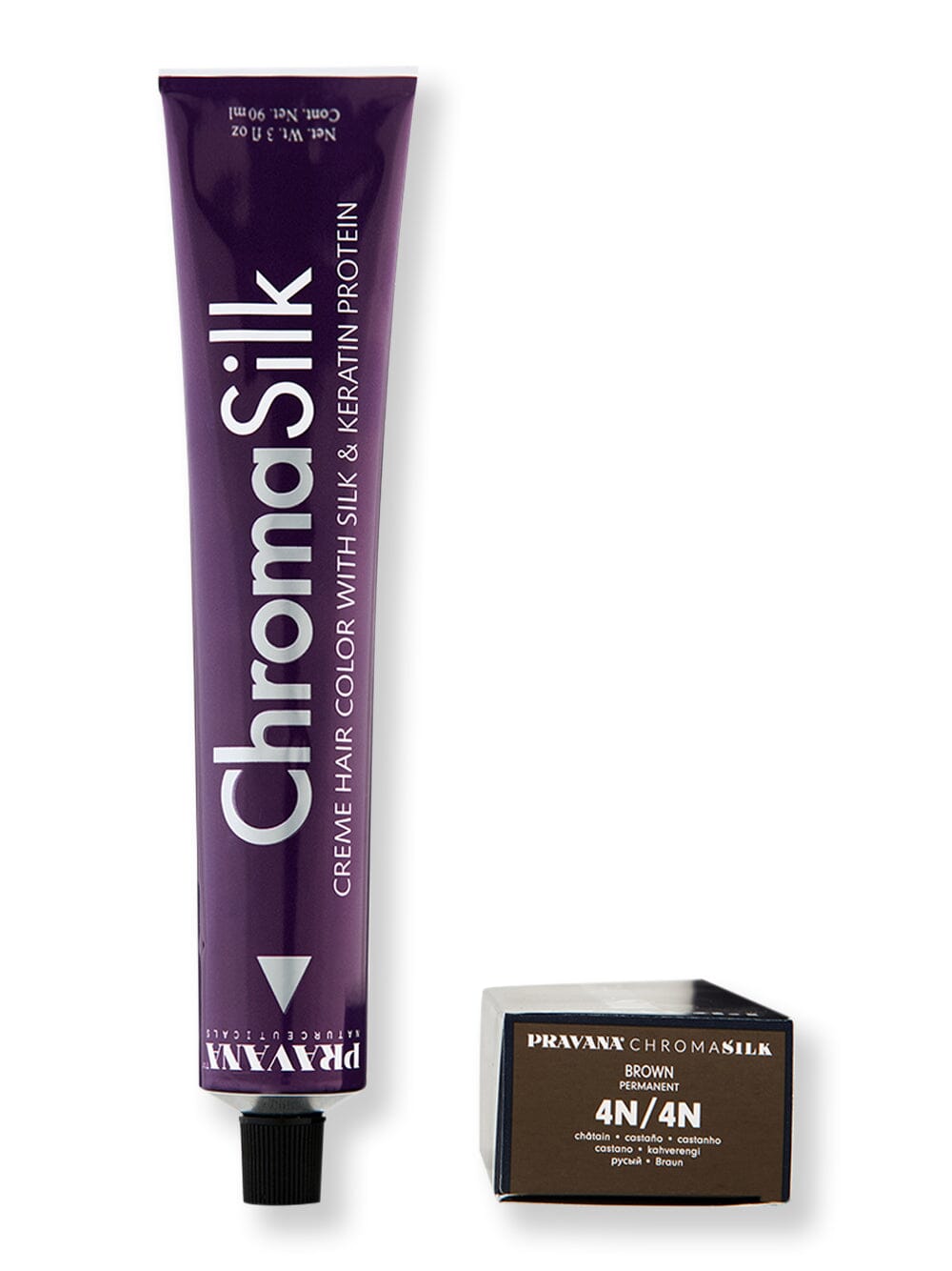 Pravana Pravana Chromasilk Creme Hair Color 3 oz 4N Brown Hair Color 