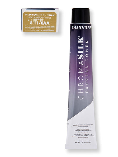 Pravana Pravana Chromasilk Creme Hair Color 3 oz 8.11 Light Intense Ash Blonde Hair Color 