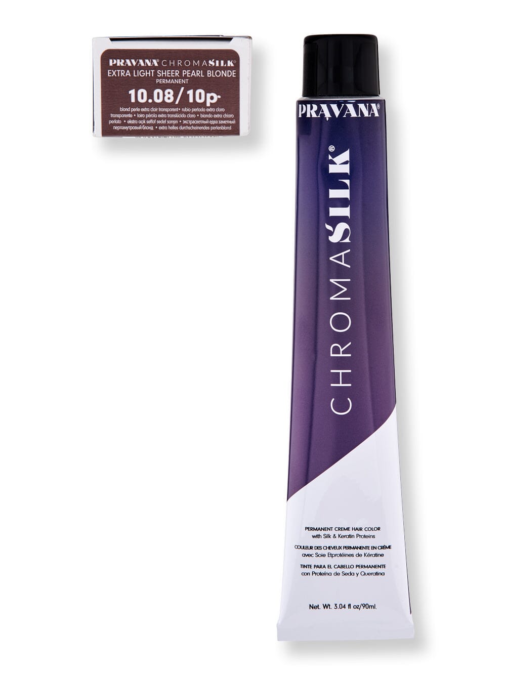 Pravana Pravana Chromasilk Creme Hair Color Hair Color 3 oz 10.08 Extra Light Sheer Pearl Blonde 