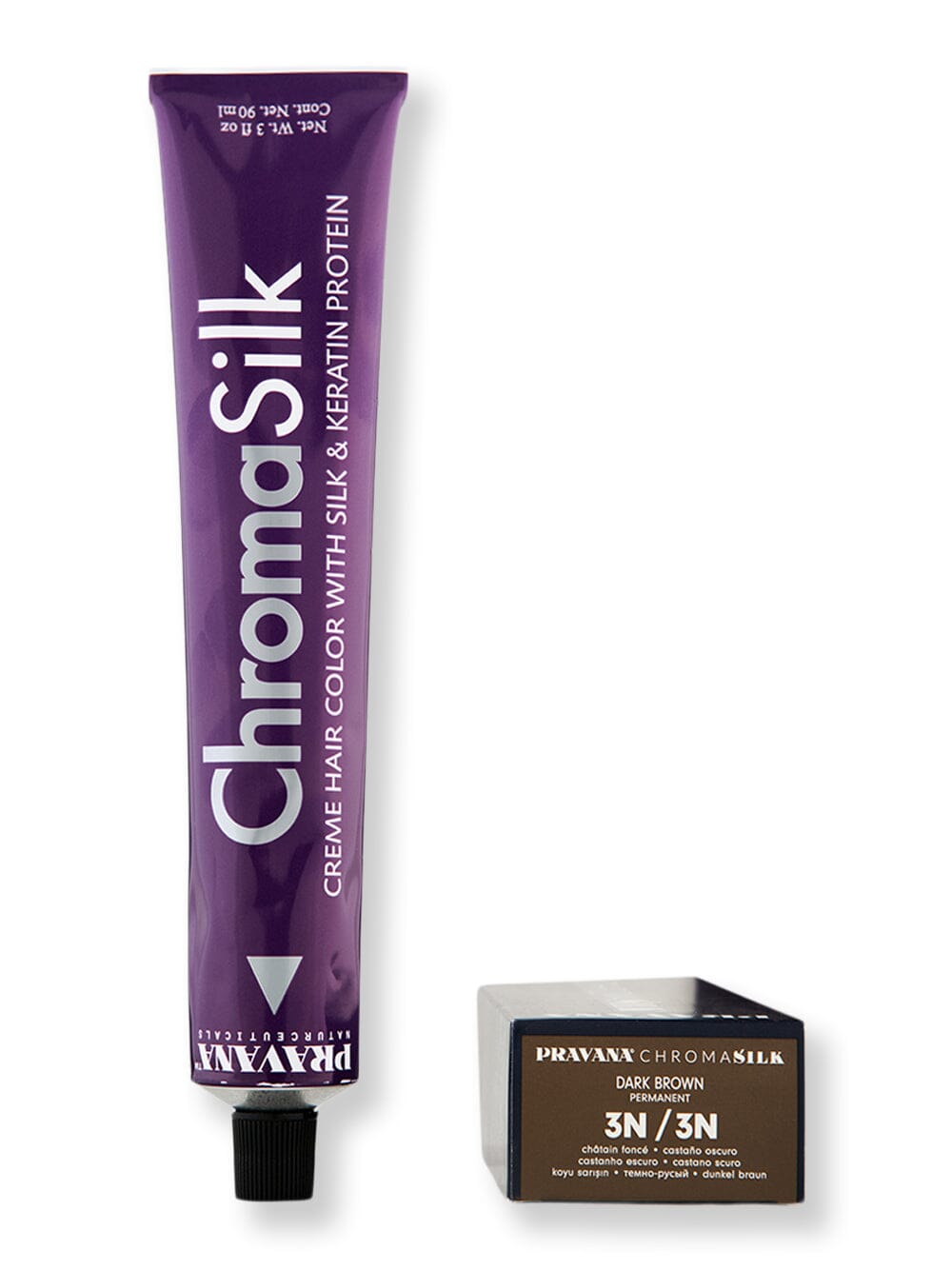 Pravana Pravana Chromasilk Creme Hair Color Hair Color 3 oz 3N Dark Brown 