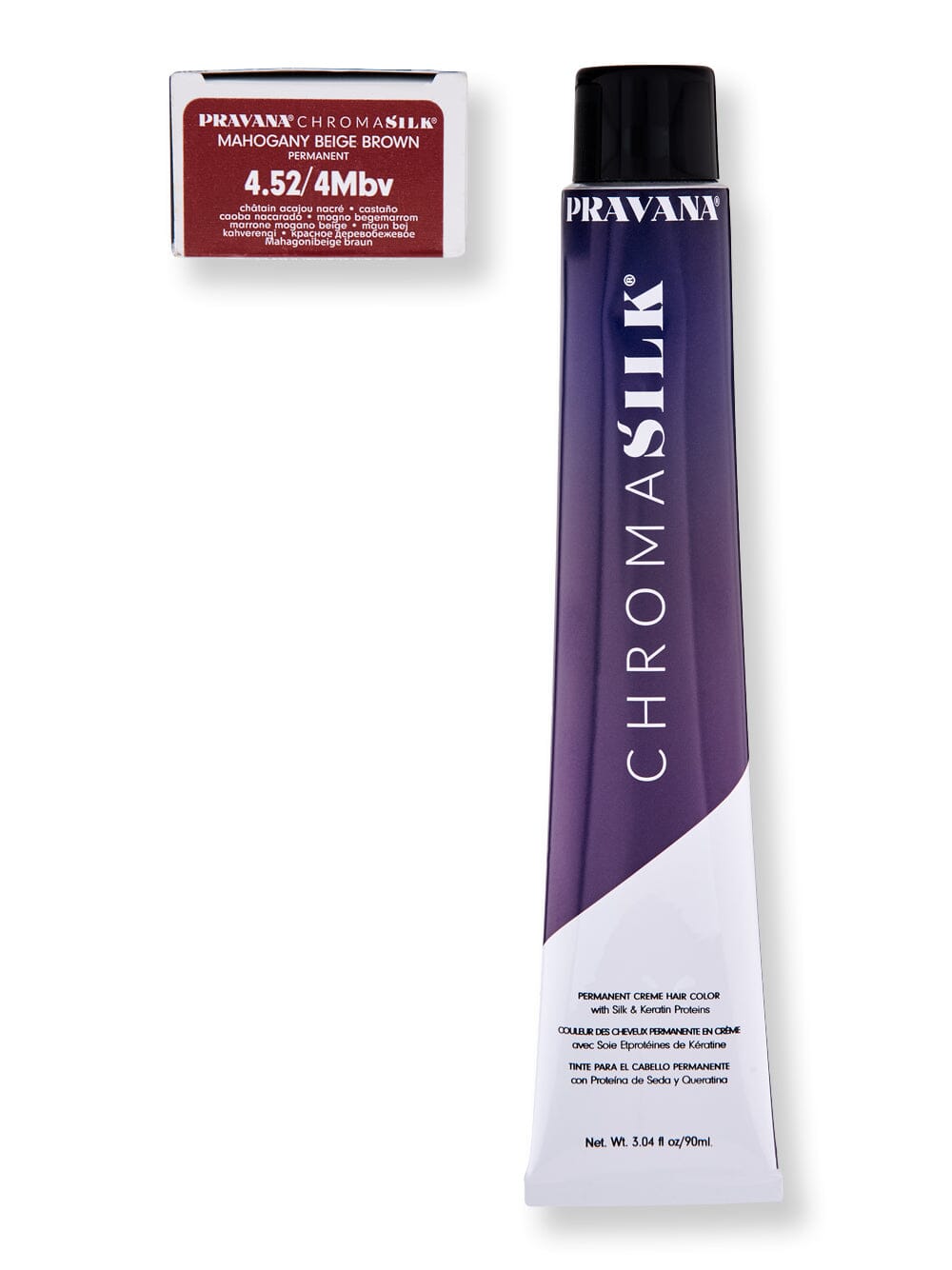 Pravana Pravana Chromasilk Creme Hair Color Hair Color 3 oz 4.52 Mahogany Violet Brown 