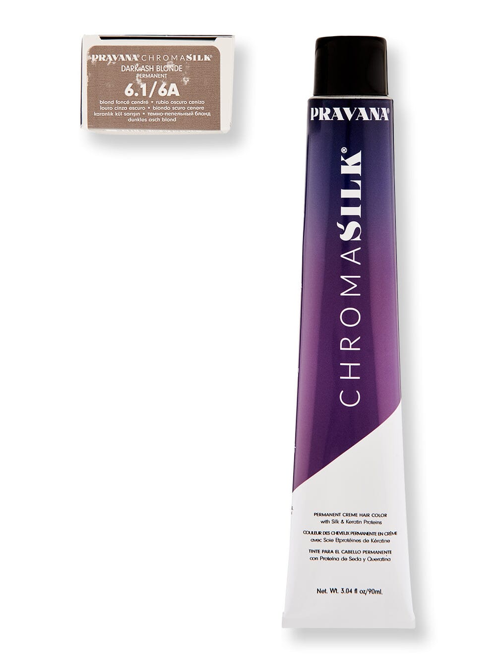 Pravana Pravana Chromasilk Creme Hair Color Hair Color 3 oz 6.1 Dark Ash Blonde 