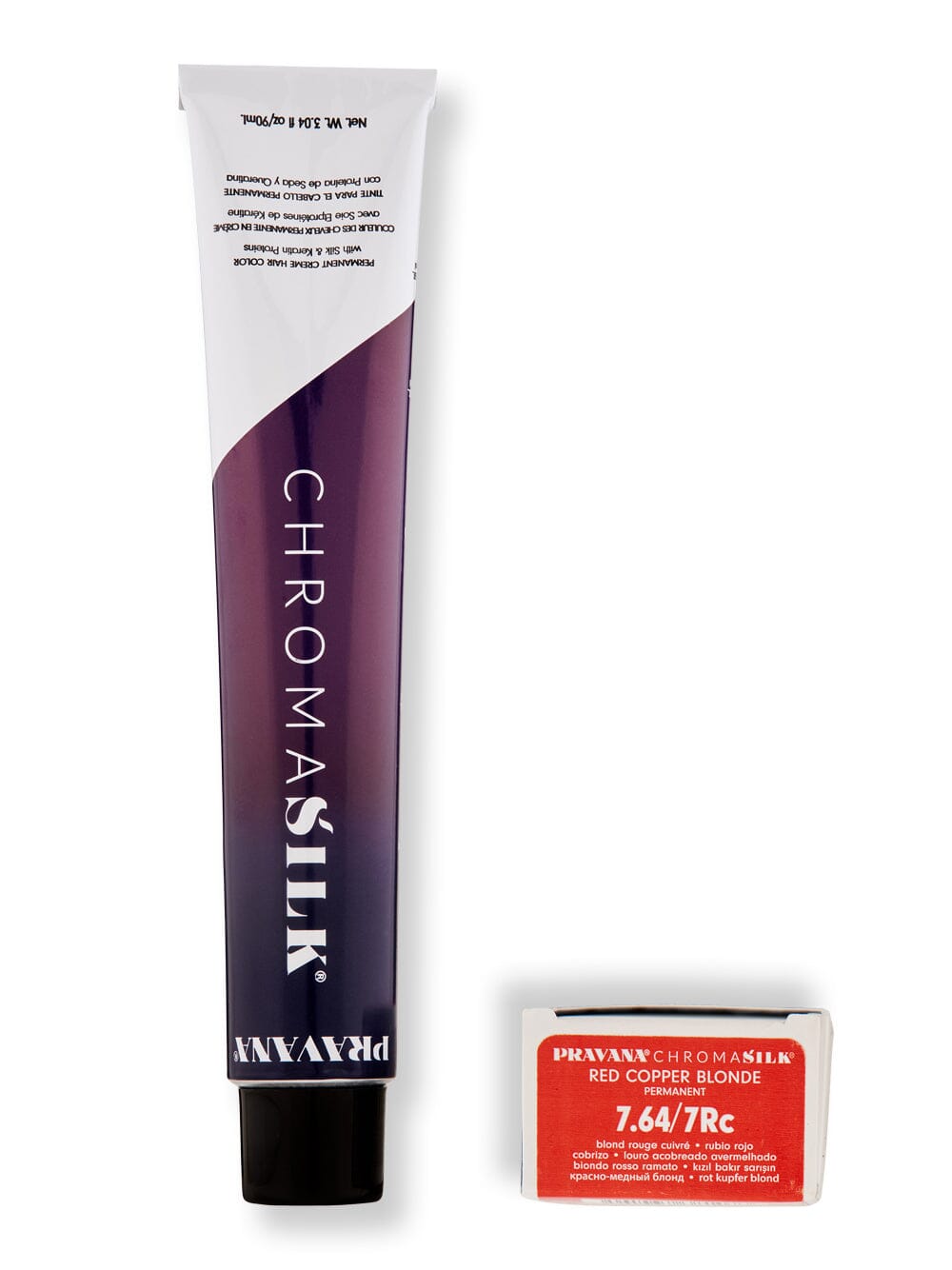 Pravana Pravana Chromasilk Creme Hair Color Hair Color 3 oz 7.64 Red Copper Blonde 
