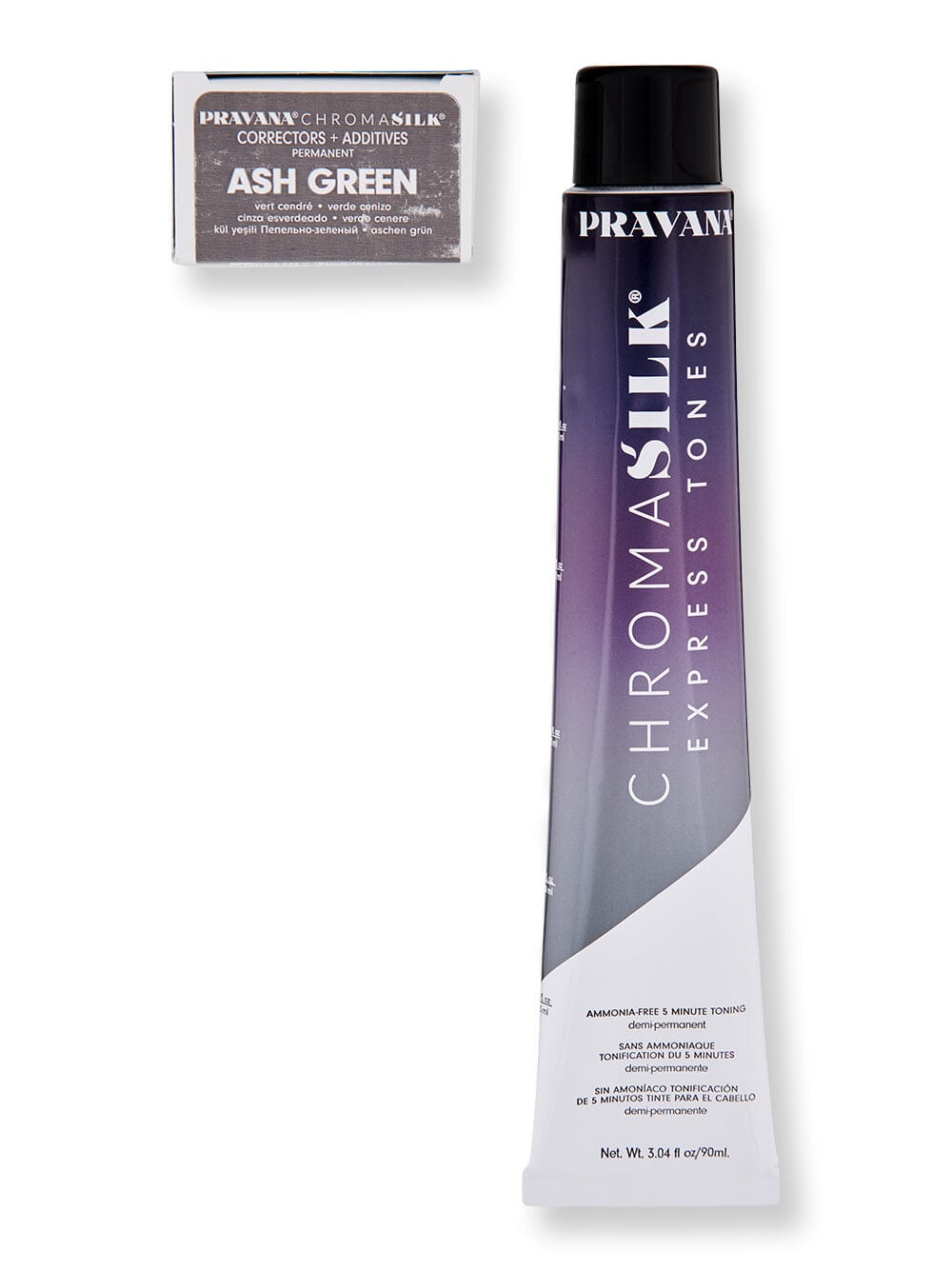 Pravana Pravana Chromasilk Creme Hair Color Hair Color 3 oz Ash Green 