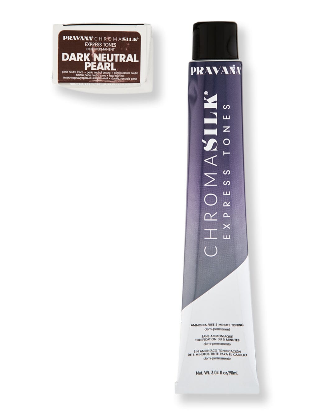 Pravana Pravana ChromaSilk Express Tones Hair Color 3 oz Dark Neutral Pearl 