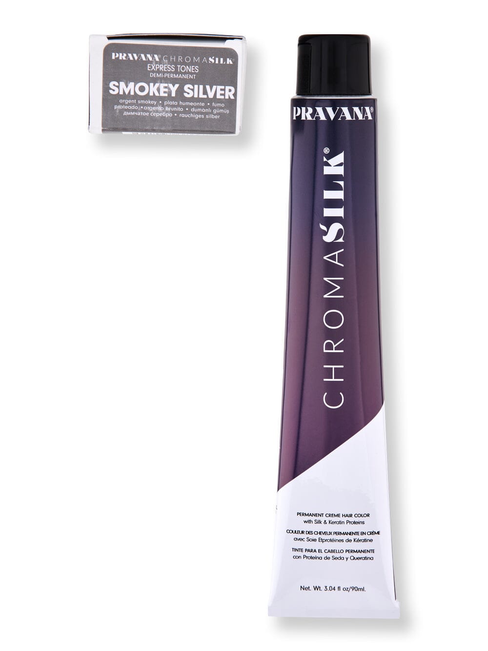 Pravana Pravana ChromaSilk Express Tones Hair Color 3 oz Smokey Silver 