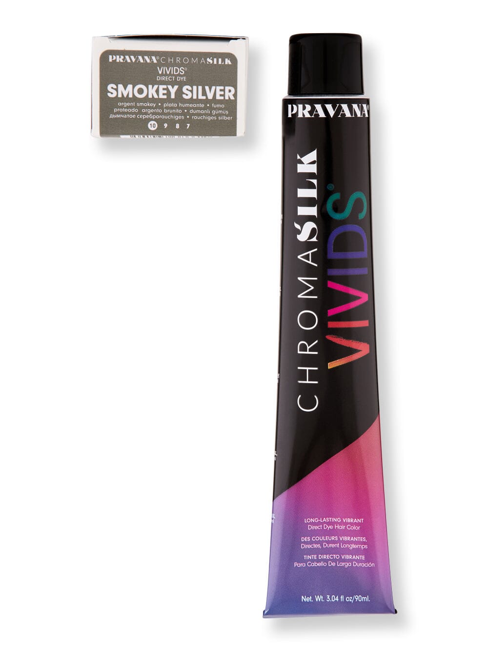 Pravana Pravana ChromaSilk Vivids Hair Color Hair Color 3 oz Smokey Silver 