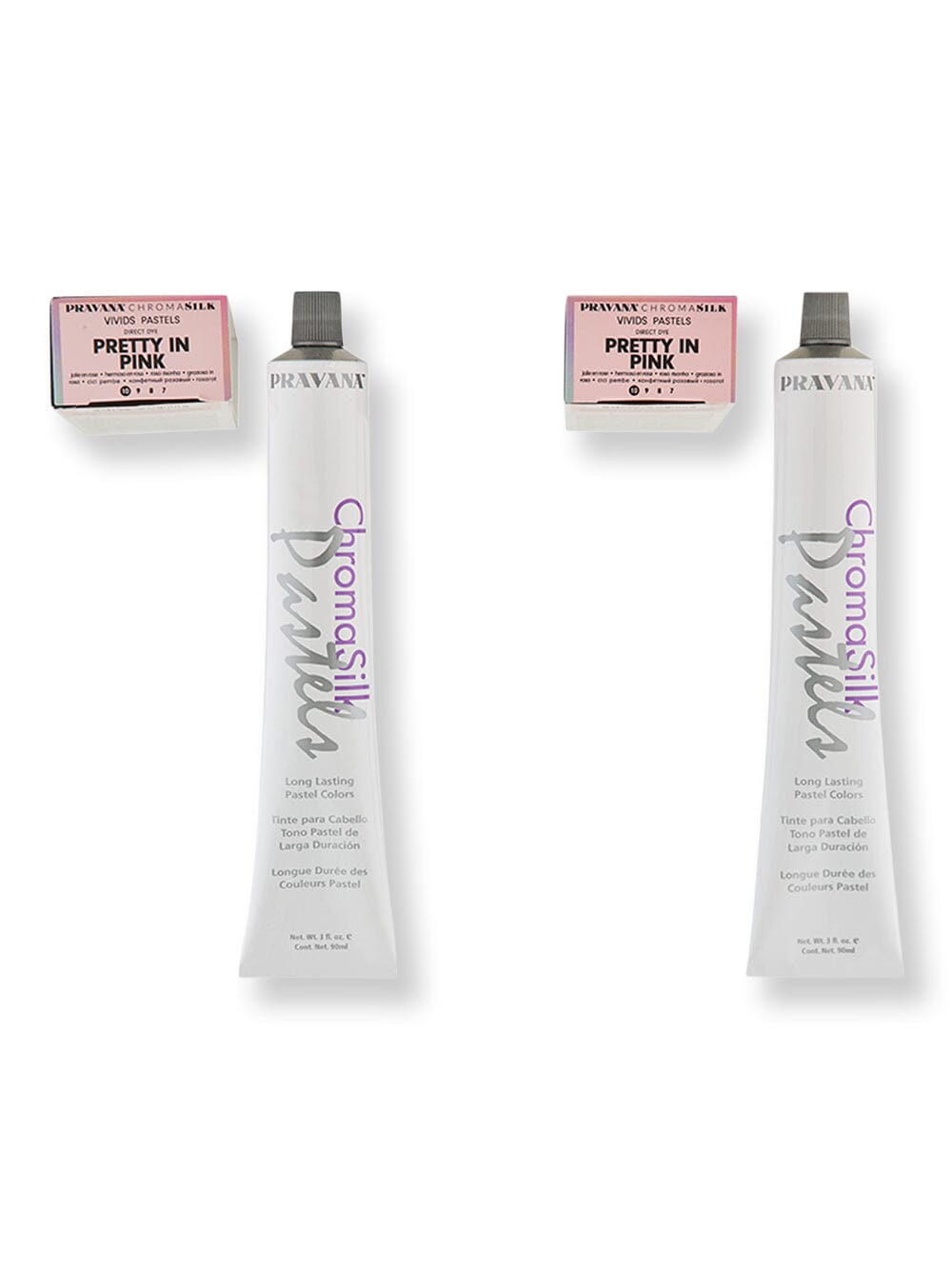 Pravana Pravana ChromaSilk Vivids Pastels Hair Color Pretty in Pink 2 Ct 3 oz Hair Color 