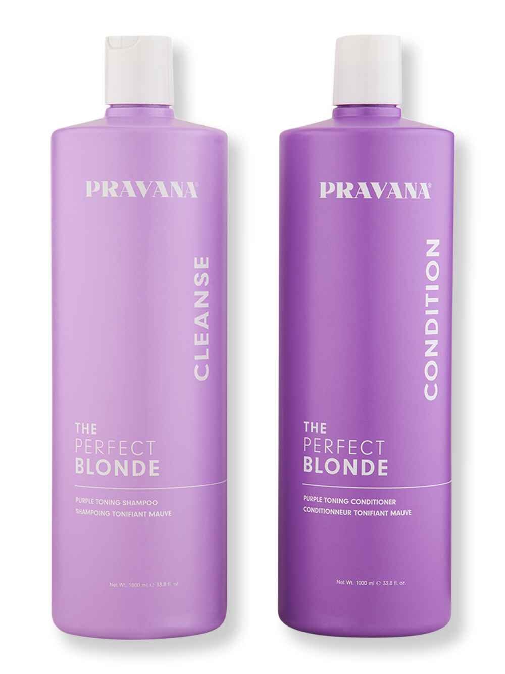 Pravana Pravana The Perfect Blonde Shampoo & Conditioner 1 L Hair Care Value Sets 