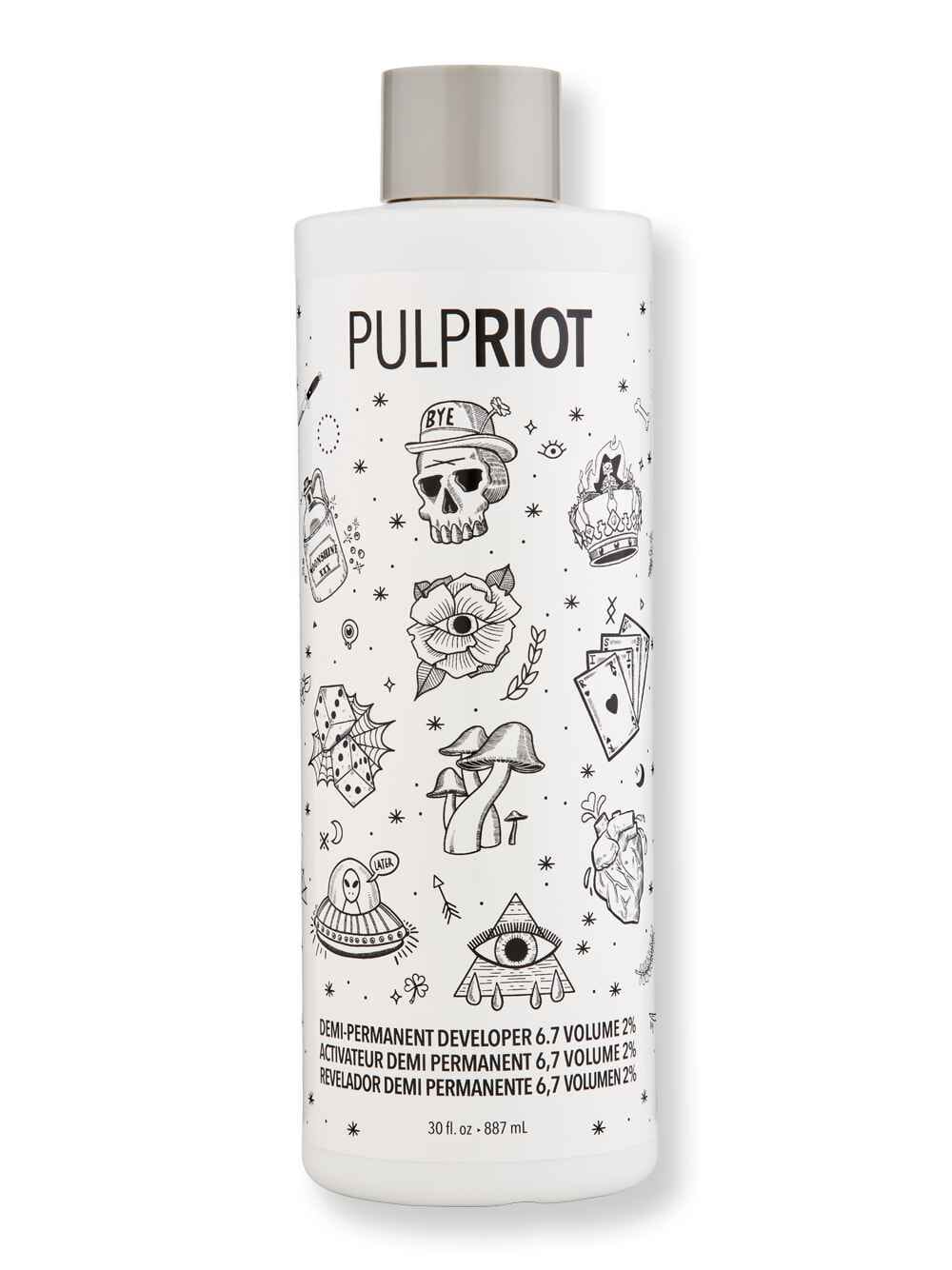 Pulp Riot Pulp Riot Demi-Permanent Developer 6.7 Volume 1 Liter Hair Color 