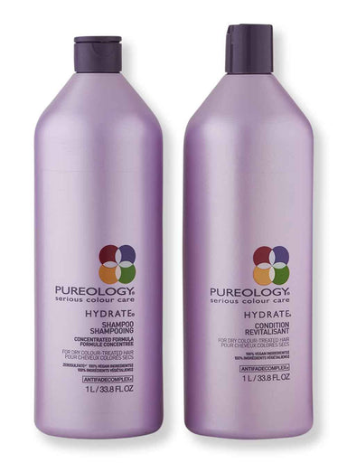 Pureology Pureology Hydrate Shampoo & Conditioner 1 L Hair Care Value Sets 