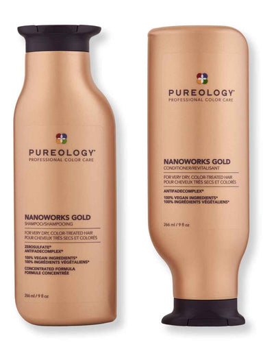 Pureology Pureology Nanoworks Gold Shampoo & Conditioner 9 oz Hair Care Value Sets 