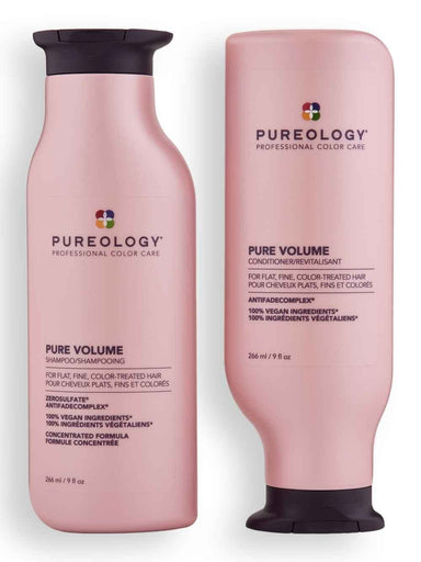 Pureology Pureology Pure Volume Shampoo & Conditioner 9 oz Hair Care Value Sets 