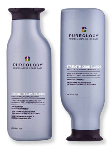 Pureology Pureology Strength Cure Blonde Shampoo & Conditioner 9 oz Hair Care Value Sets 