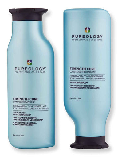 Pureology Pureology Strength Cure Shampoo & Conditioner 9 oz Hair Care Value Sets 