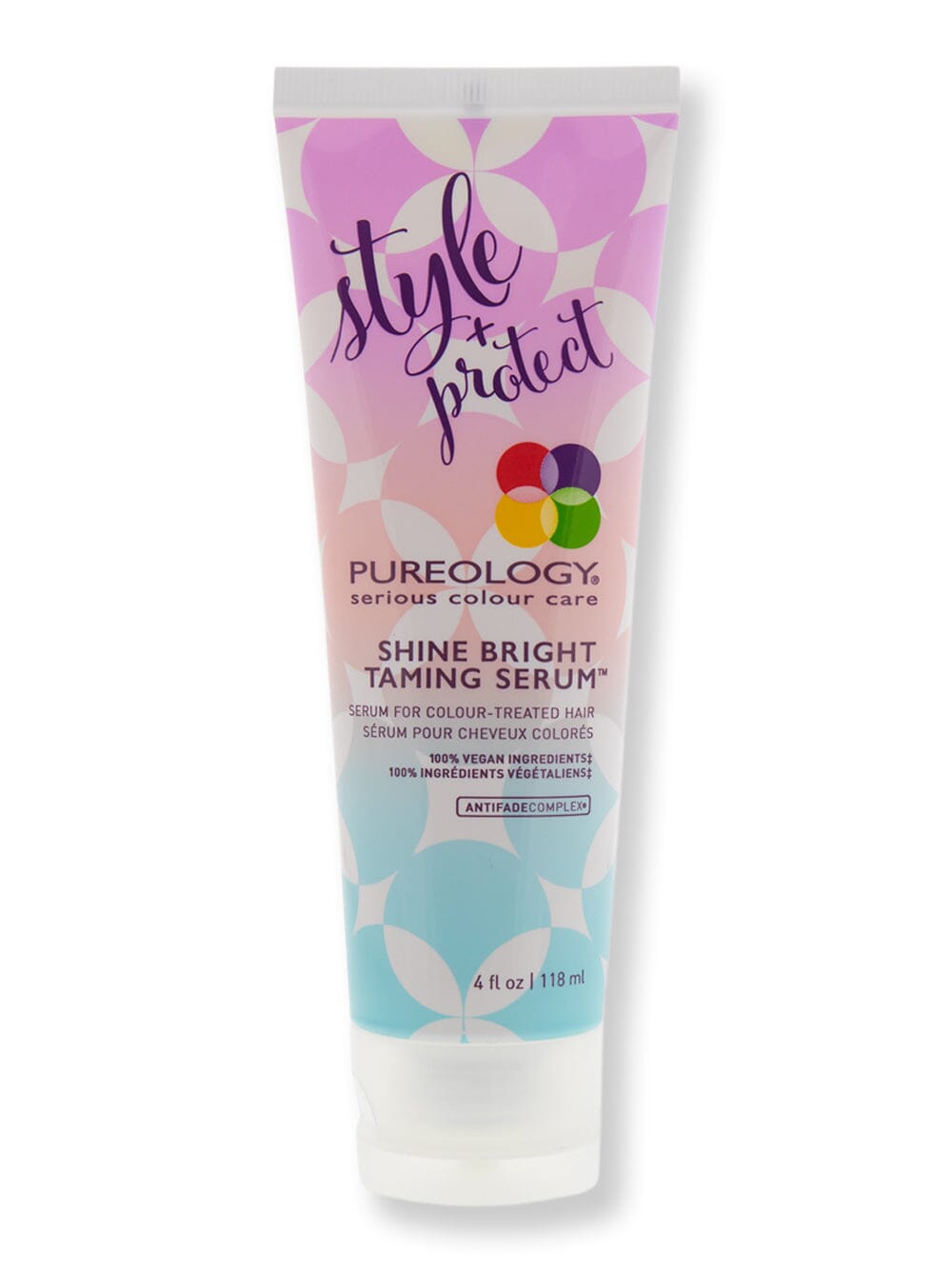 Pureology Pureology Style + Protect Shine Bright Taming Serum Styling Treatments 4 oz / 118 ml 