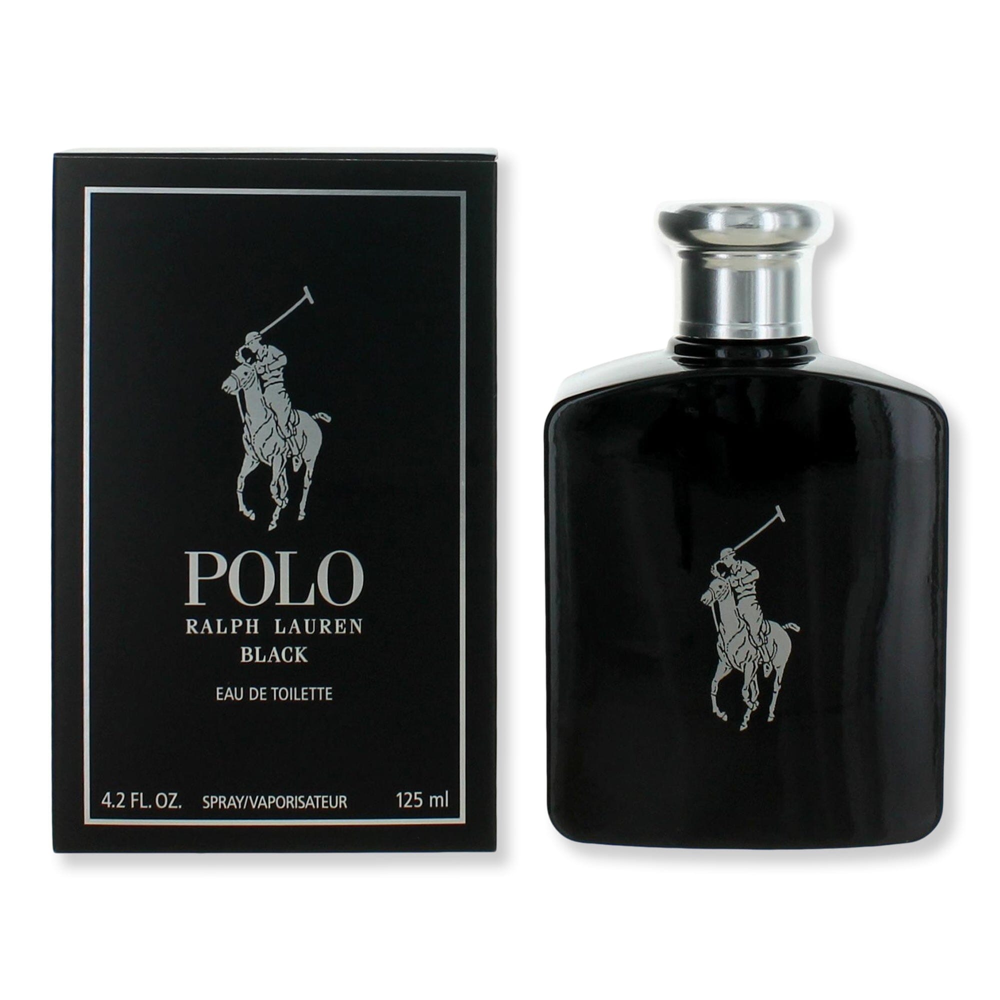 Ralph Lauren Ralph Lauren Polo Black Eau De Toilette Spray for Men Perfume 4.2 oz 