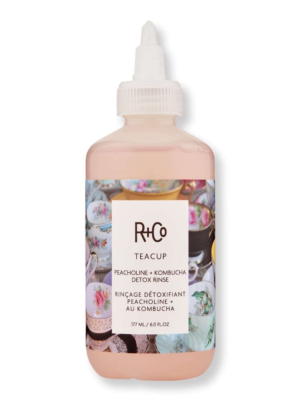 R+Co R+Co Teacup Peacholine + Kombucha Detox Rinse Hair & Scalp Repair 6 oz 
