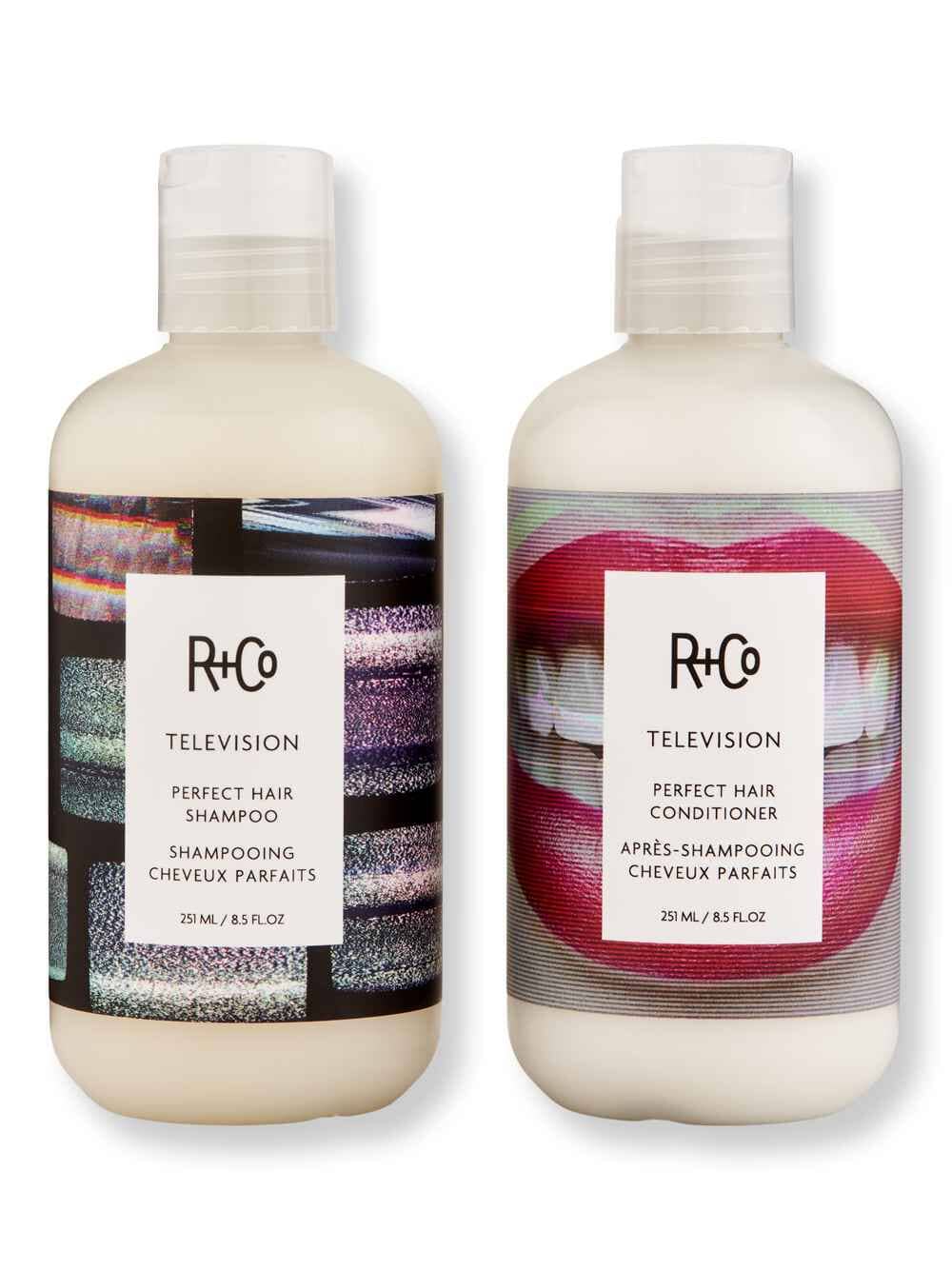 R+Co R+Co Television Perfect Hair Shampoo & Conditioner 8.5 oz Hair Care Value Sets 