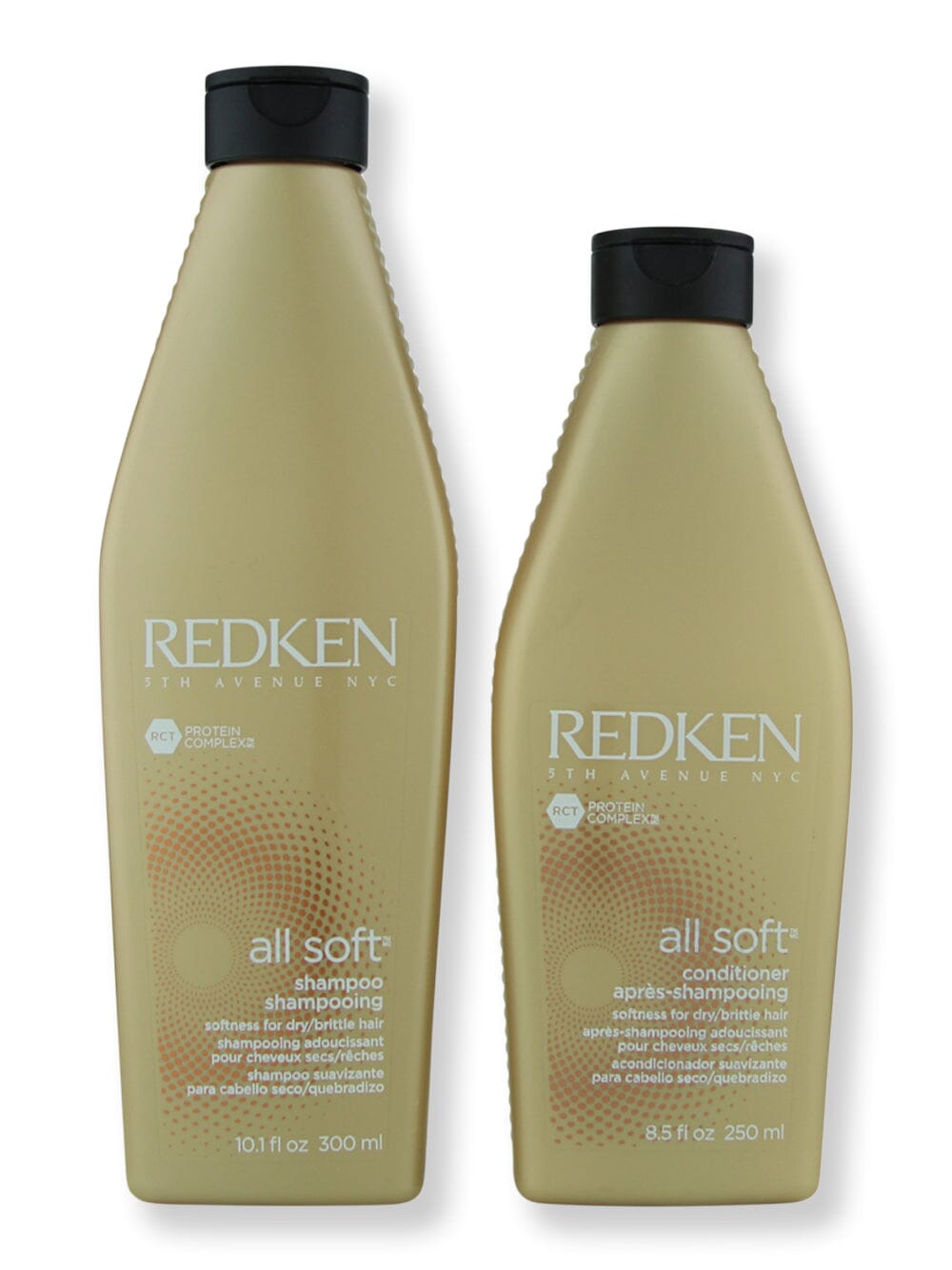 Redken Redken All Soft Shampoo 10.1 oz & All Soft Conditioner 8.5 oz Hair Care Value Sets 