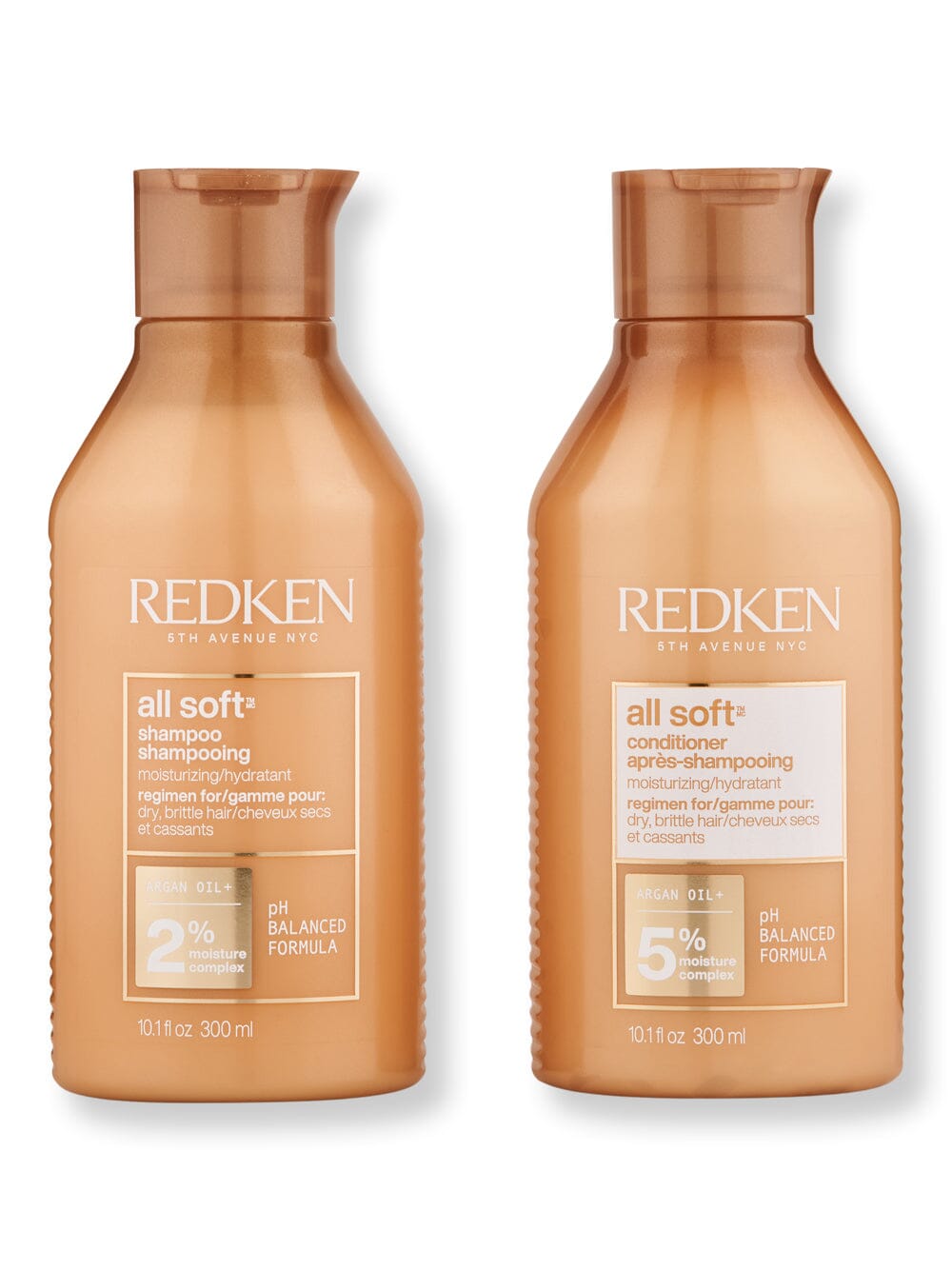 Redken Redken All Soft Shampoo & Conditioner 10.1 oz Hair Care Value Sets 