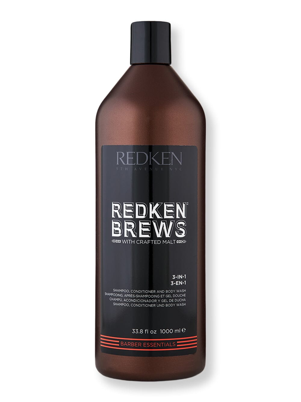 Redken Redken Brews 3-in-1 Shampoo Liter Shampoos 