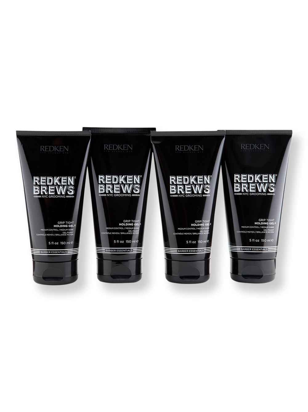 Redken Redken Brews Grip Tight Holding Gel 4 Ct 5.1 oz 150 ml Hair Gels 