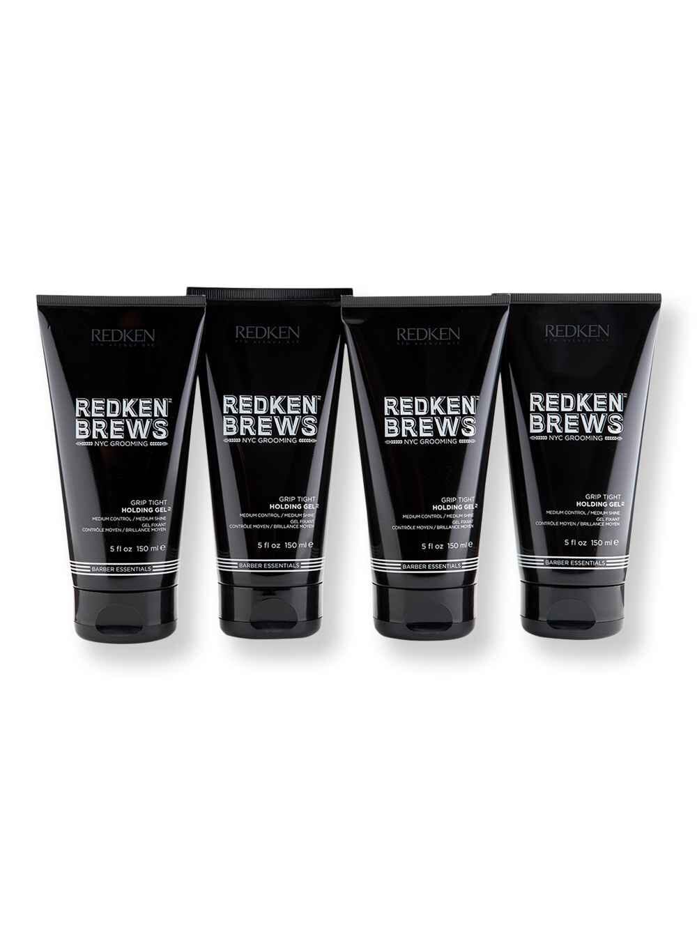 Redken Redken Brews Grip Tight Holding Gel 4 Ct 5.1 oz150 ml Hair Gels 