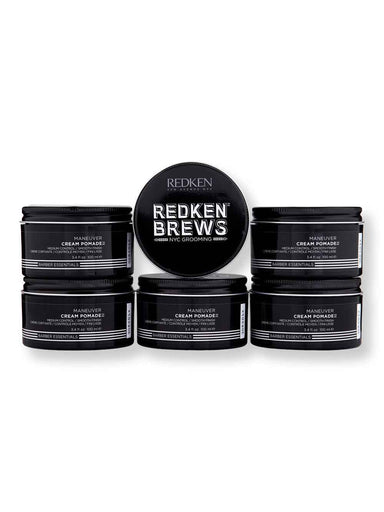 Redken Redken Brews Maneuver Cream Pomade 6 Ct 3.4 oz Styling Treatments 
