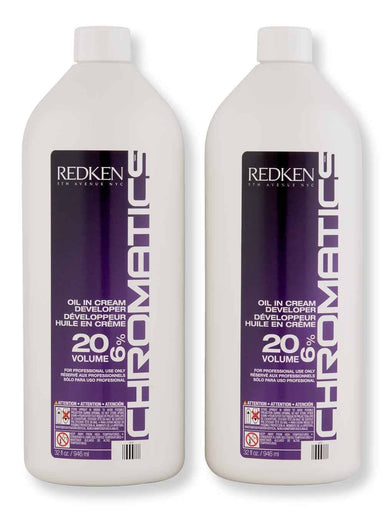 Redken Redken Chromatics Oil in Cream Developer 20 Volume 2 Ct 1 L Hair & Scalp Repair 