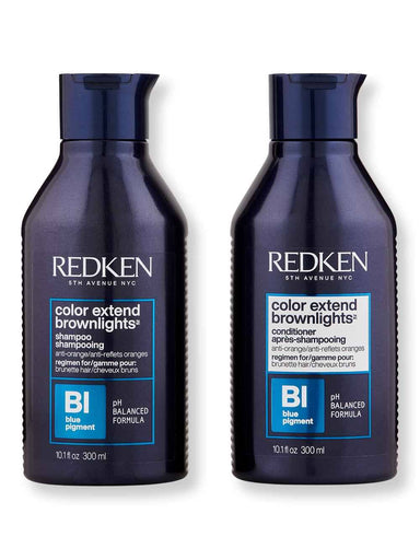 Redken Redken Color Extend Brownlights Shampoo & Conditioner 10.1 oz Hair Care Value Sets 