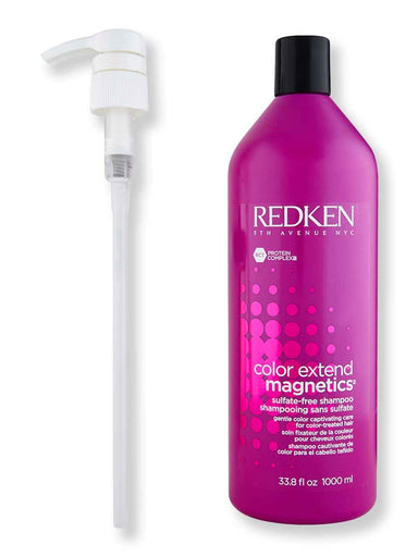 Redken Redken Color Extend Magnetics Shampoo 33.8 oz & White Liter Pump Shampoos 