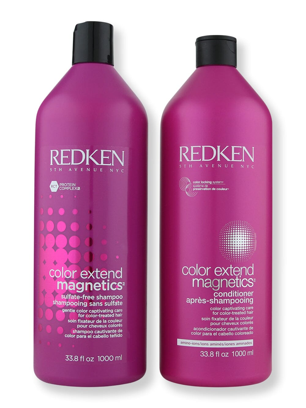 Redken Redken Color Extend Magnetics Shampoo & Conditioner 33.8 oz Hair Care Value Sets 