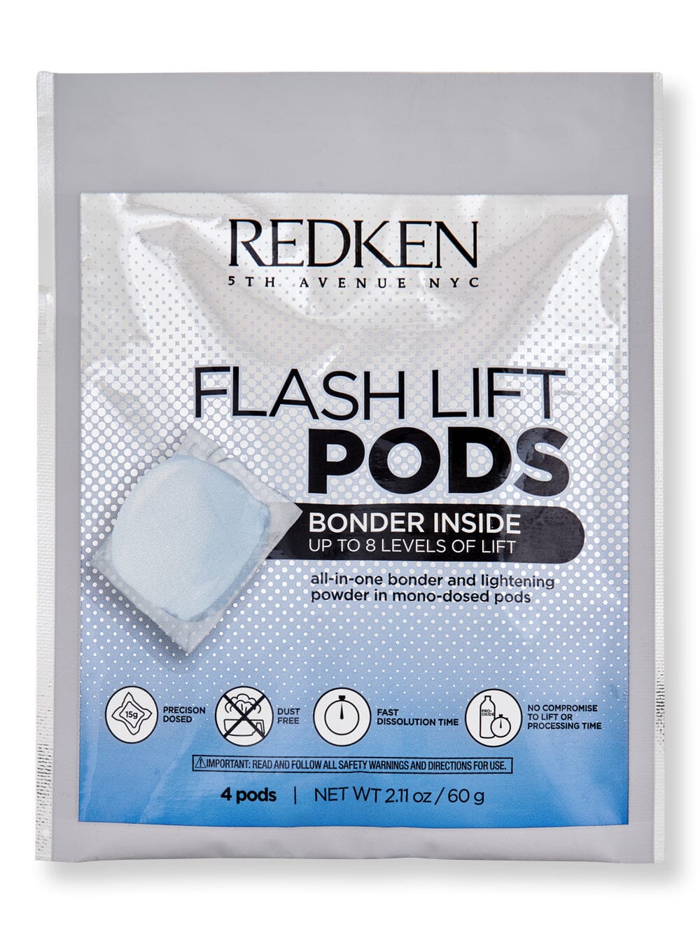Redken Redken Flash Lift Pods Bonder Inside Styling Treatments 4 Ct 