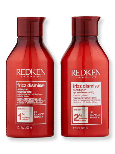 Redken Redken Frizz Dismiss Shampoo & Conditioner 10.1 oz Hair Care Value Sets 