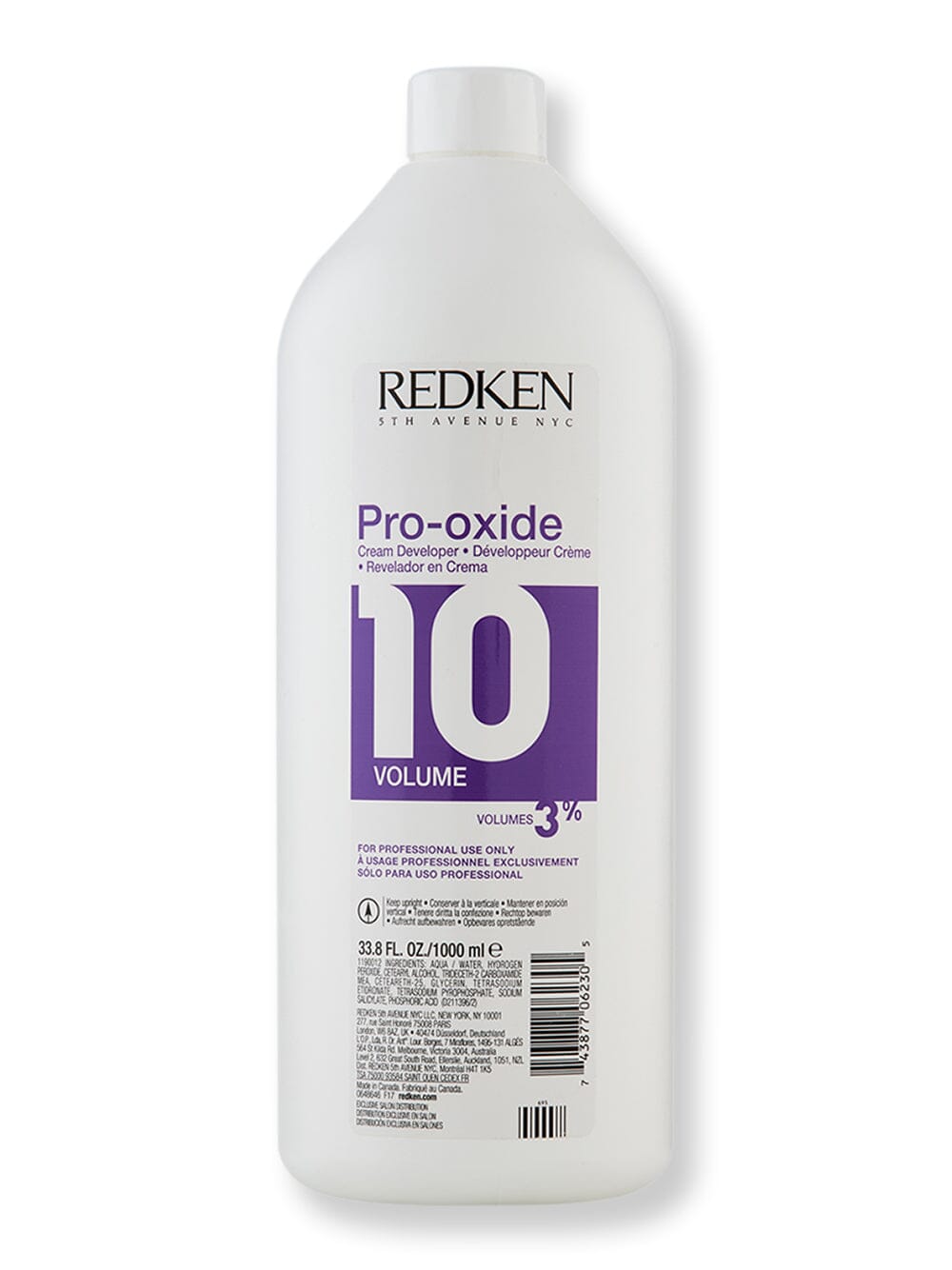 Redken Redken Pro-Oxide Cream Developer 10 Volume Coloring & Highlighting Tools Liter 