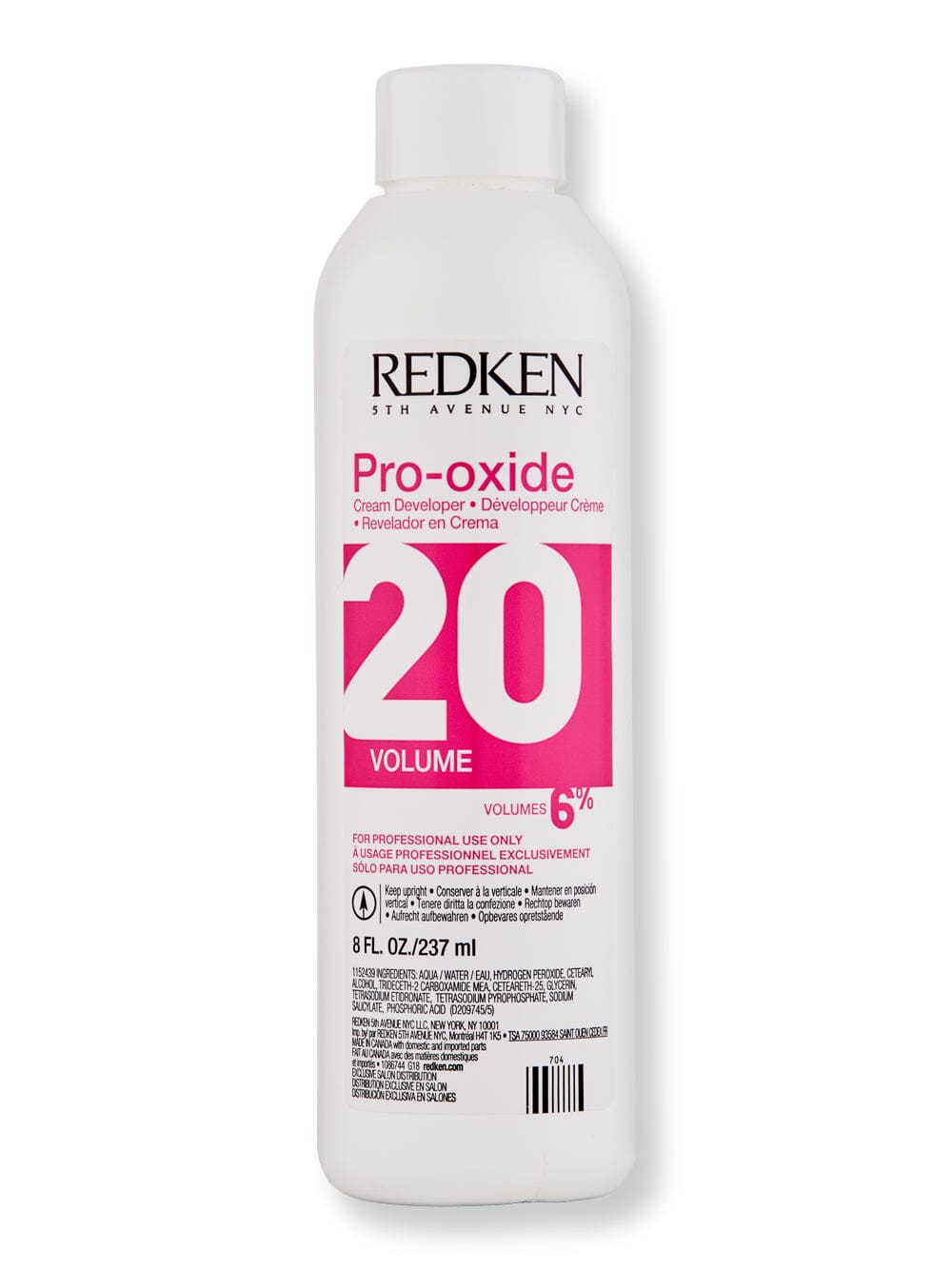 Redken Redken Pro-Oxide Cream Developer 20 Volume Hair Color 8 oz 